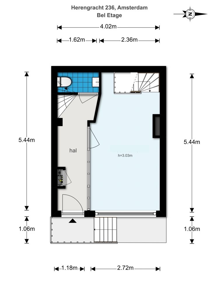 Herengracht 236 – Bel etage – 2D