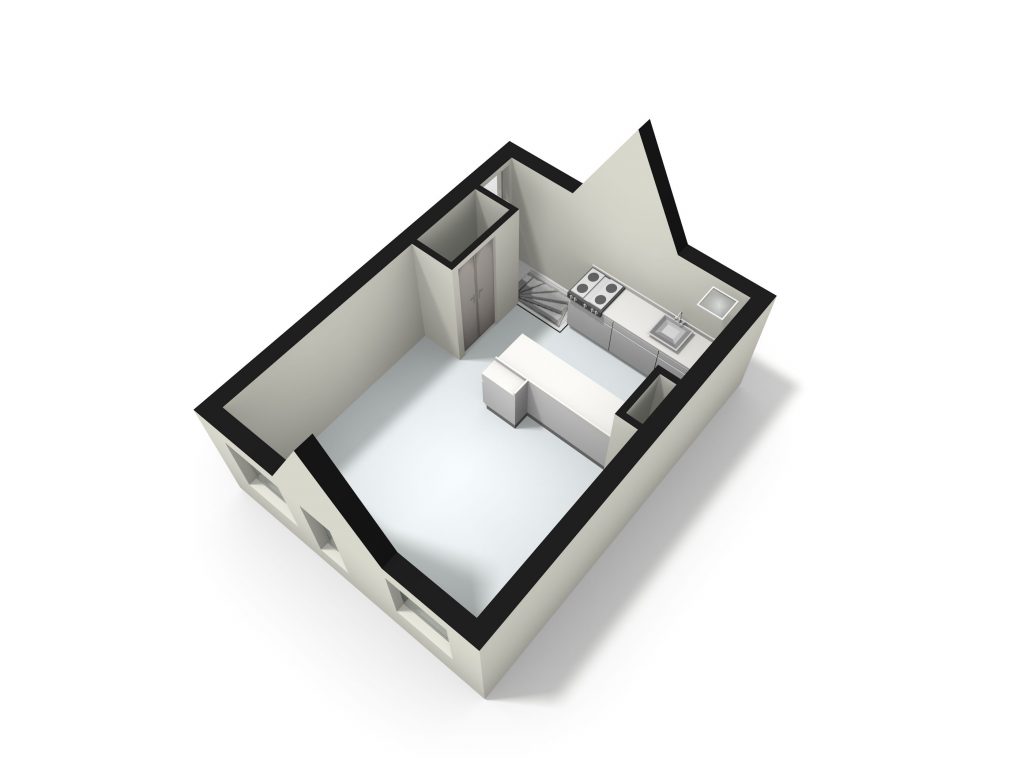 Herengracht 236 – Derde verdieping – 3D