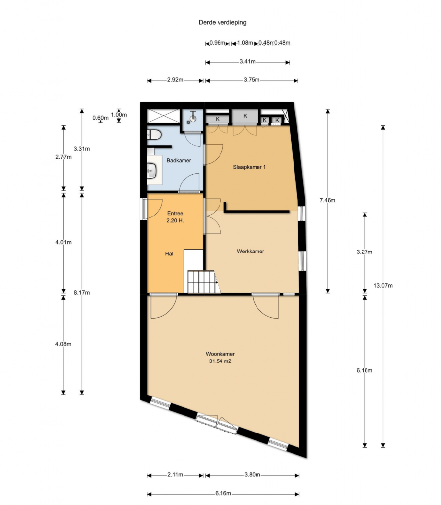 Spuistraat 253 - Bottom Floor Outlay