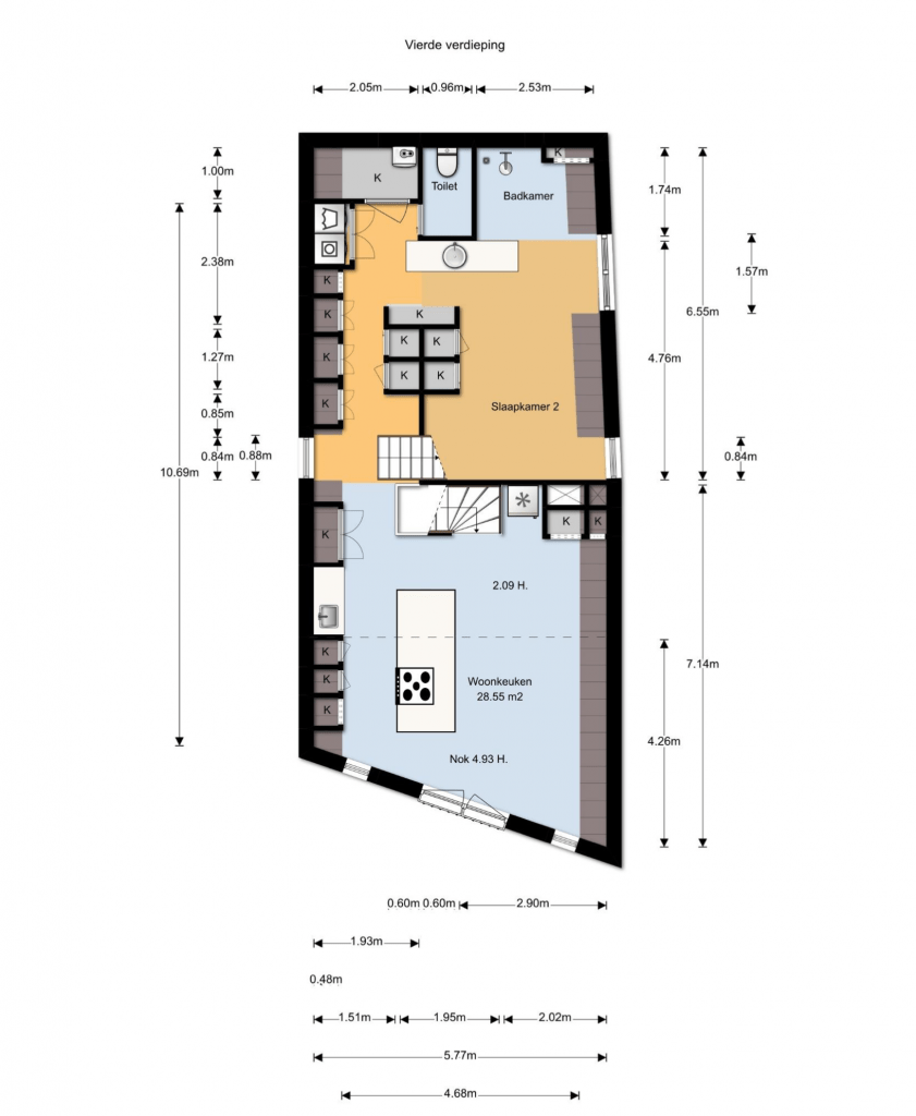 Spuistraat 253 - Middle Floor Outlay